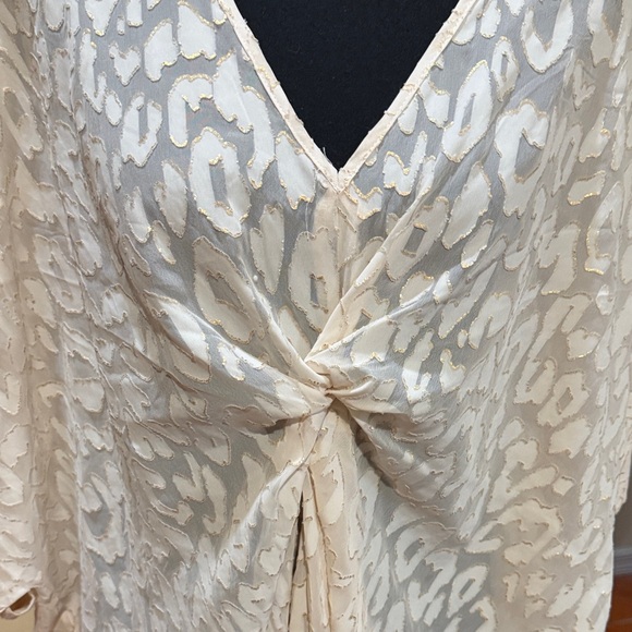 H&M Cream Patterned Blouse - Picture 2 of 4